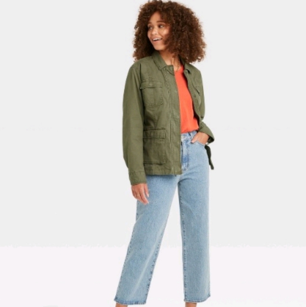 NWT Universal Thread Anorak Jacket- Olive